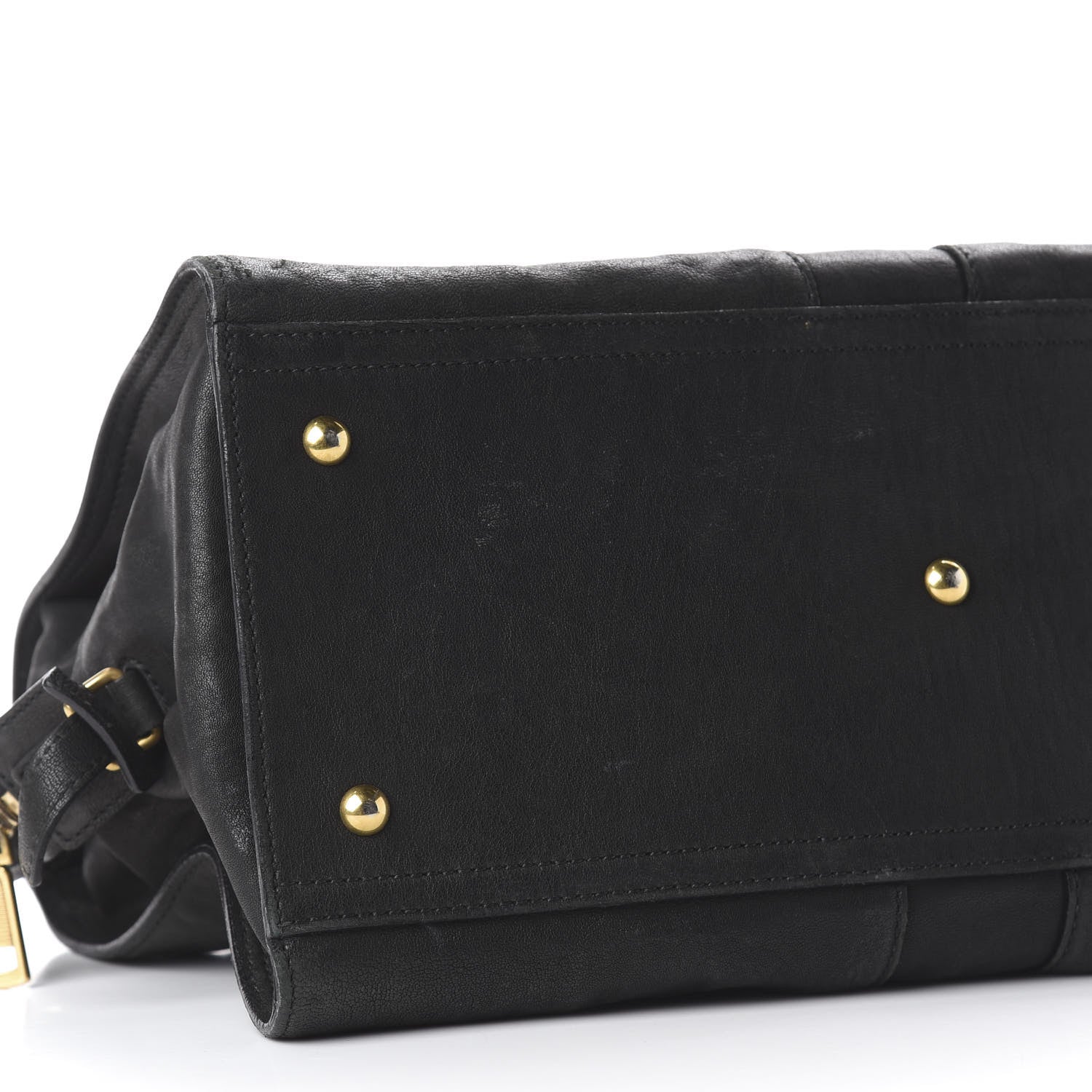Saint Laurent Sheepskin Medium Cabas ChYc Black 6 of 11