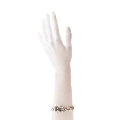 Hermes Sterling Silver Cuban Buckle Bracelet 2 of 5