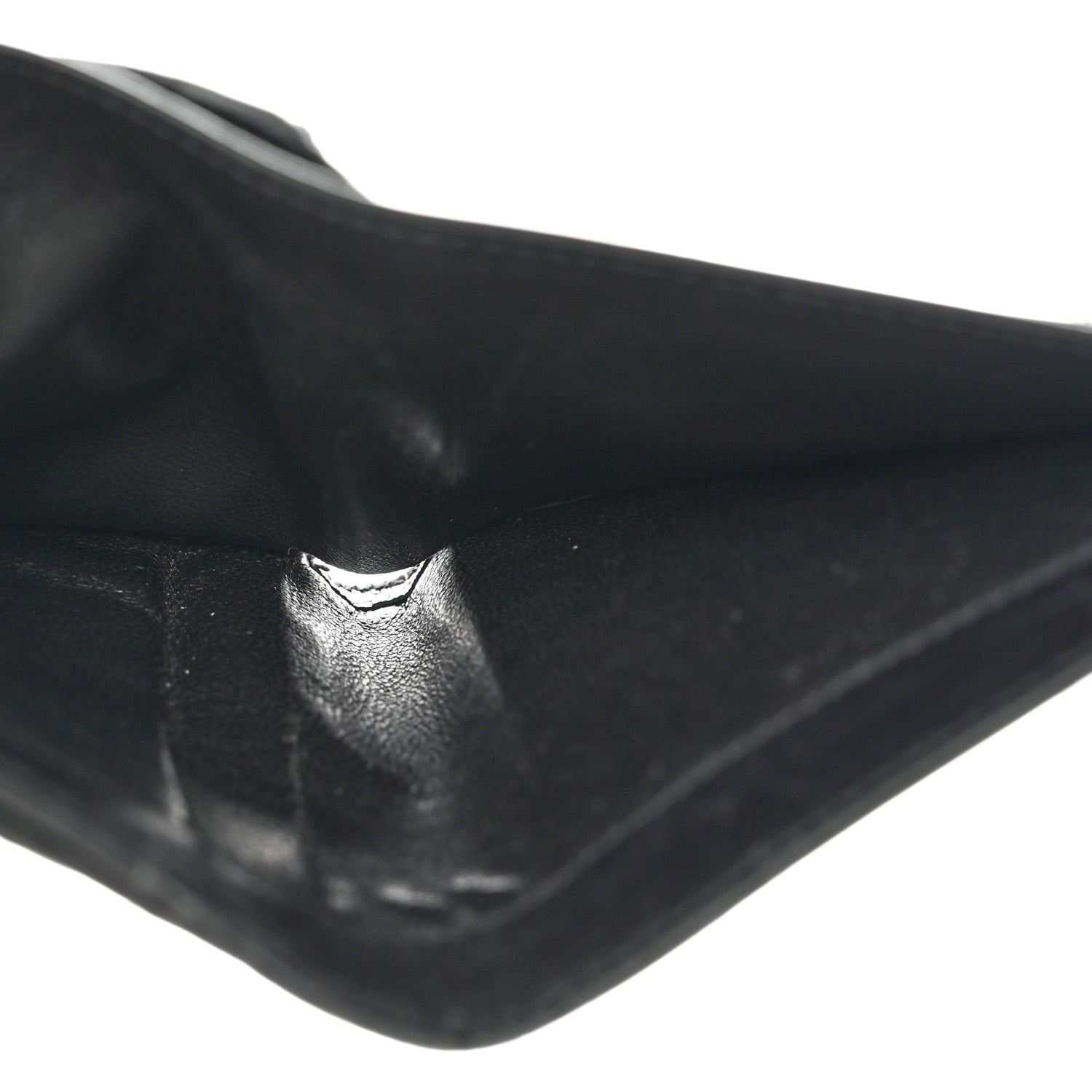 Gucci Guccissima Metal Bar French Flap Wallet Black 7 of 18