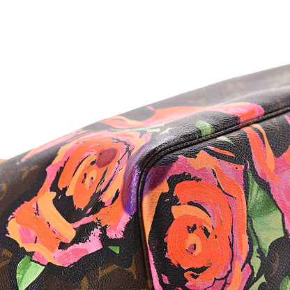 Louis Vuitton Monogram Roses Neverfull MM 14 of 18