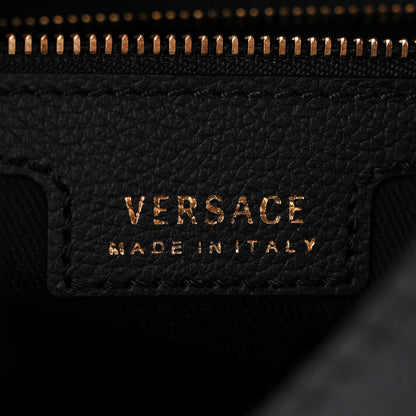 Versace Calfskin La Medusa Medium Hobo Crossbody Black 6 of 9