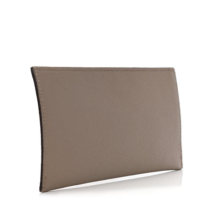 Louis Vuitton Calfskin Felicie Chain Wallet Card Holder Insert Tourterelle 2 of 4
