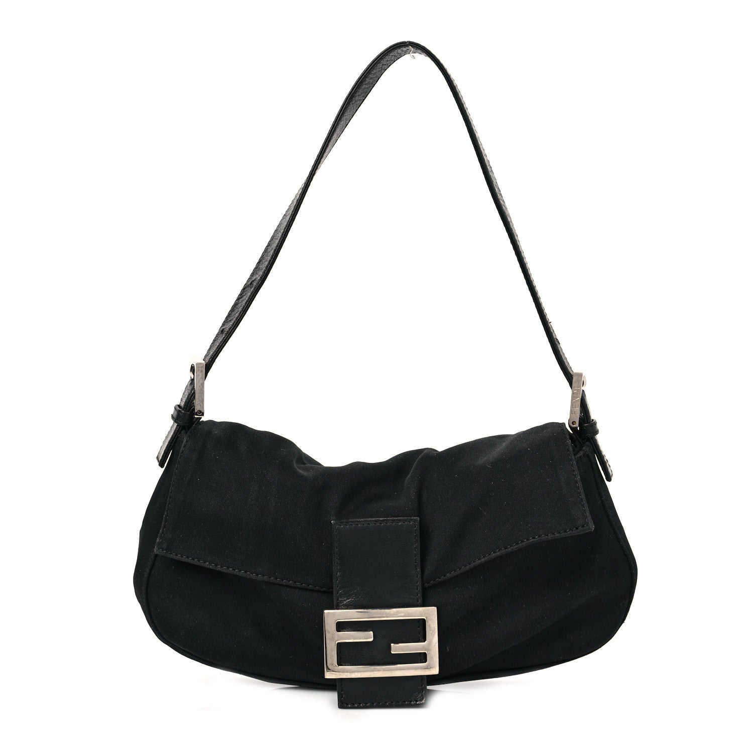 Fendi Neoprene Baguette Black 1 of 9