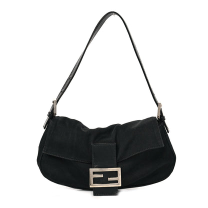 Fendi Neoprene Baguette Black 1 of 9