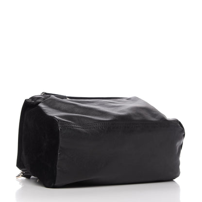 Givenchy Smooth Calfskin Crocodile Embossed Medium Pandora Black 4 of 10