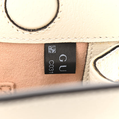 Gucci GG Supreme Monogram Flora Web Small Ophidia Chain Shoulder Bag White 8 of 11