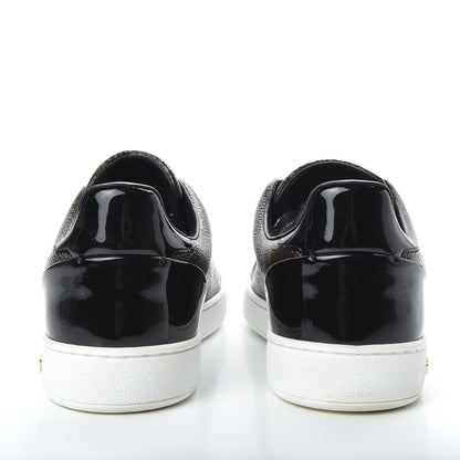Louis Vuitton Patent Monogram Frontrow Sneakers 38 6 of 10