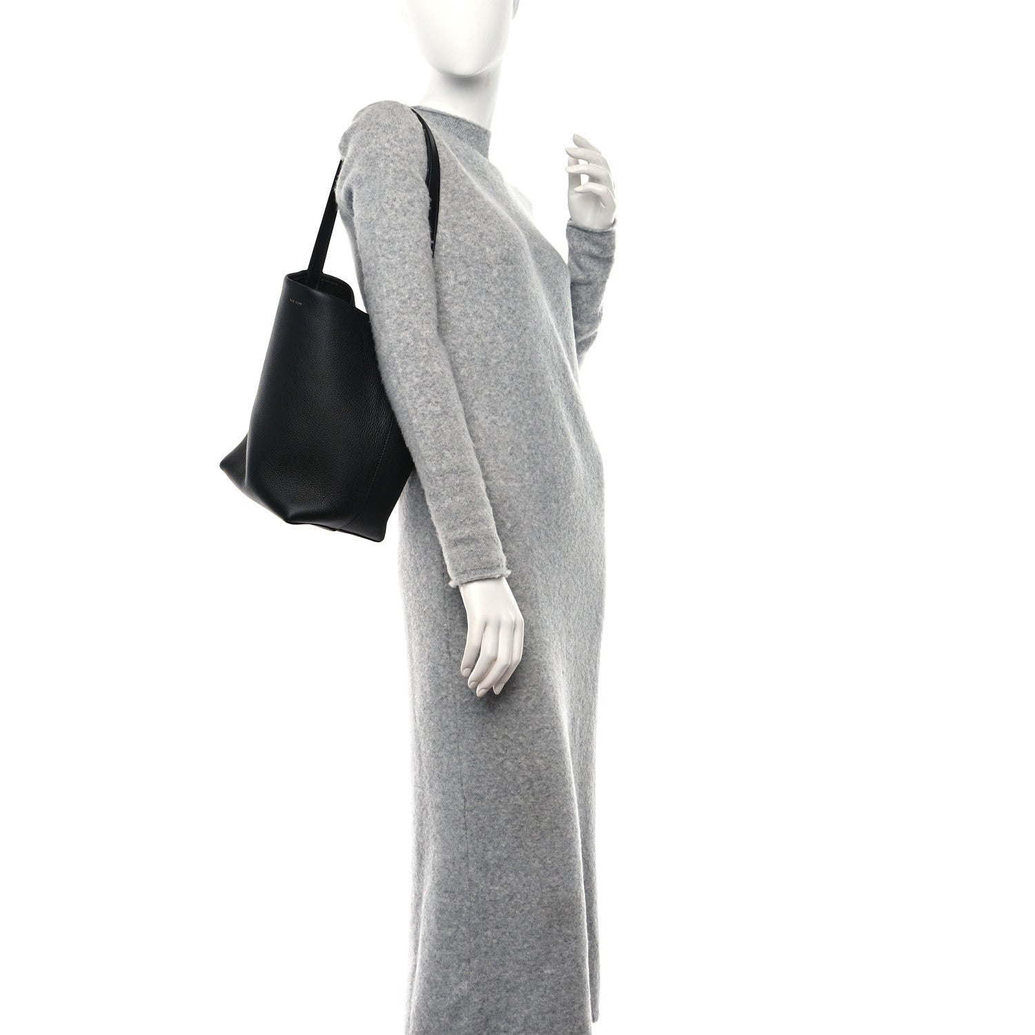 The Row Grained Calfskin Medium N/S Park Tote Black 2 of 10