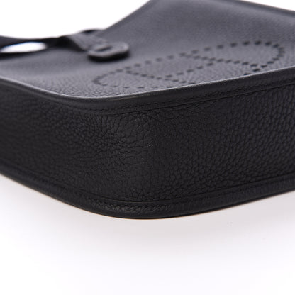 Hermes Taurillon Clemence Evelyne TPM Black 8 of 10
