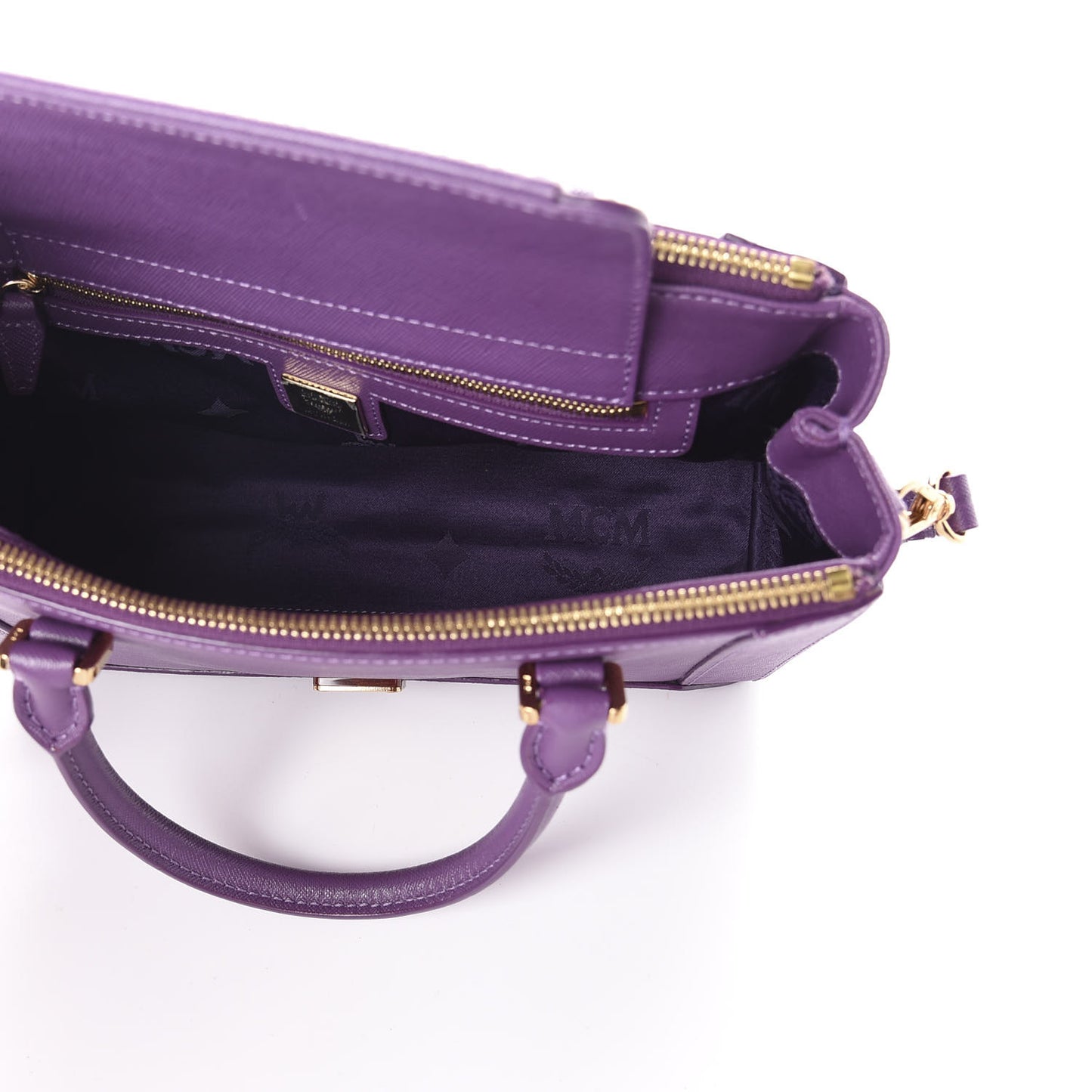 Saffiano Nuovo Tote Purple