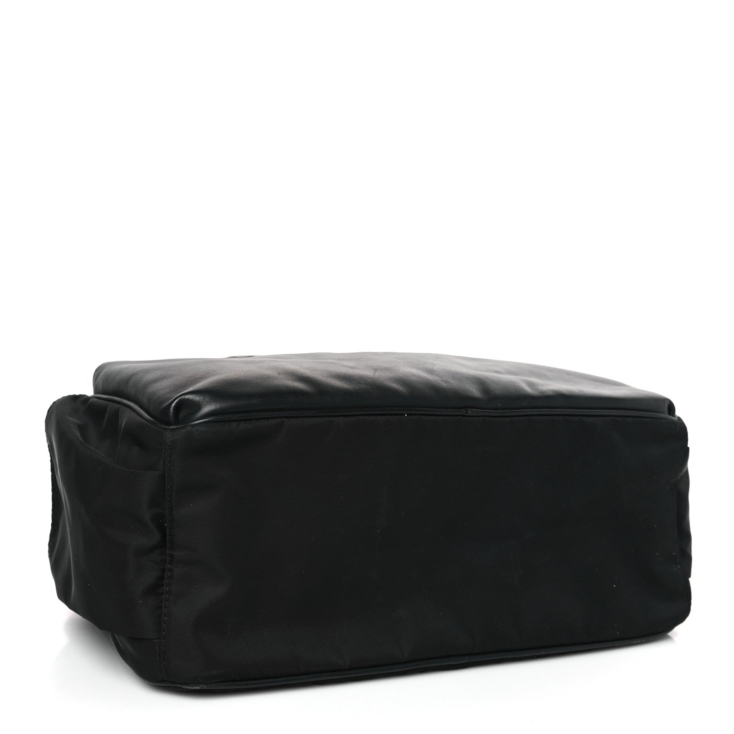 Fendi Calfskin Nylon FF Logo Embossed Changing Bag Black 5 of 11