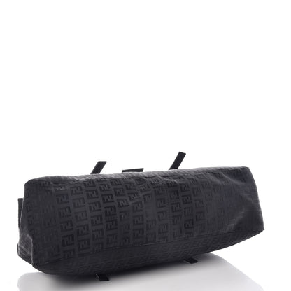 Fendi Zucchino Shoulder Bag Black 4 of 15