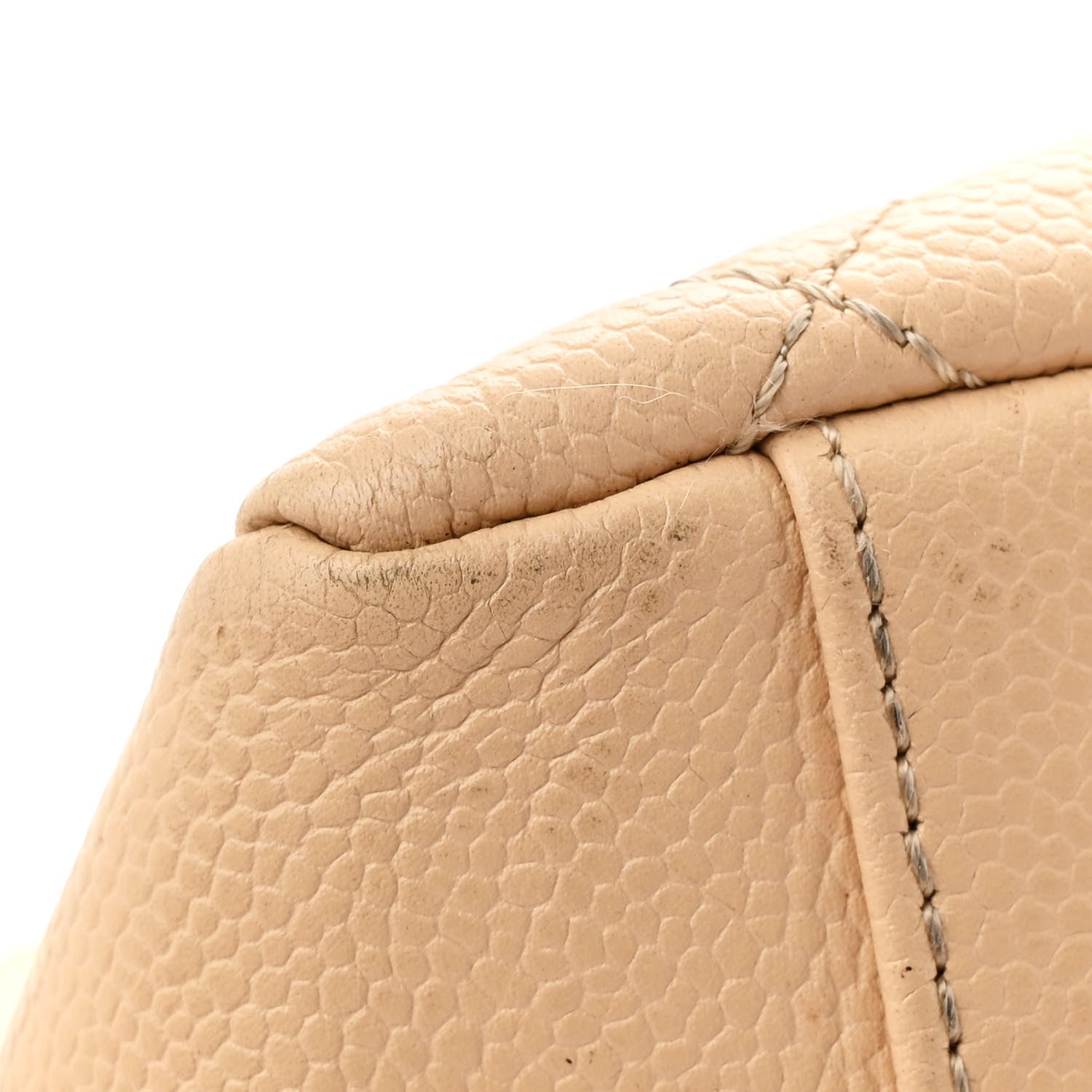 Chanel Caviar Quilted Grand Shopping Tote GST Beige Clair 13 of 14