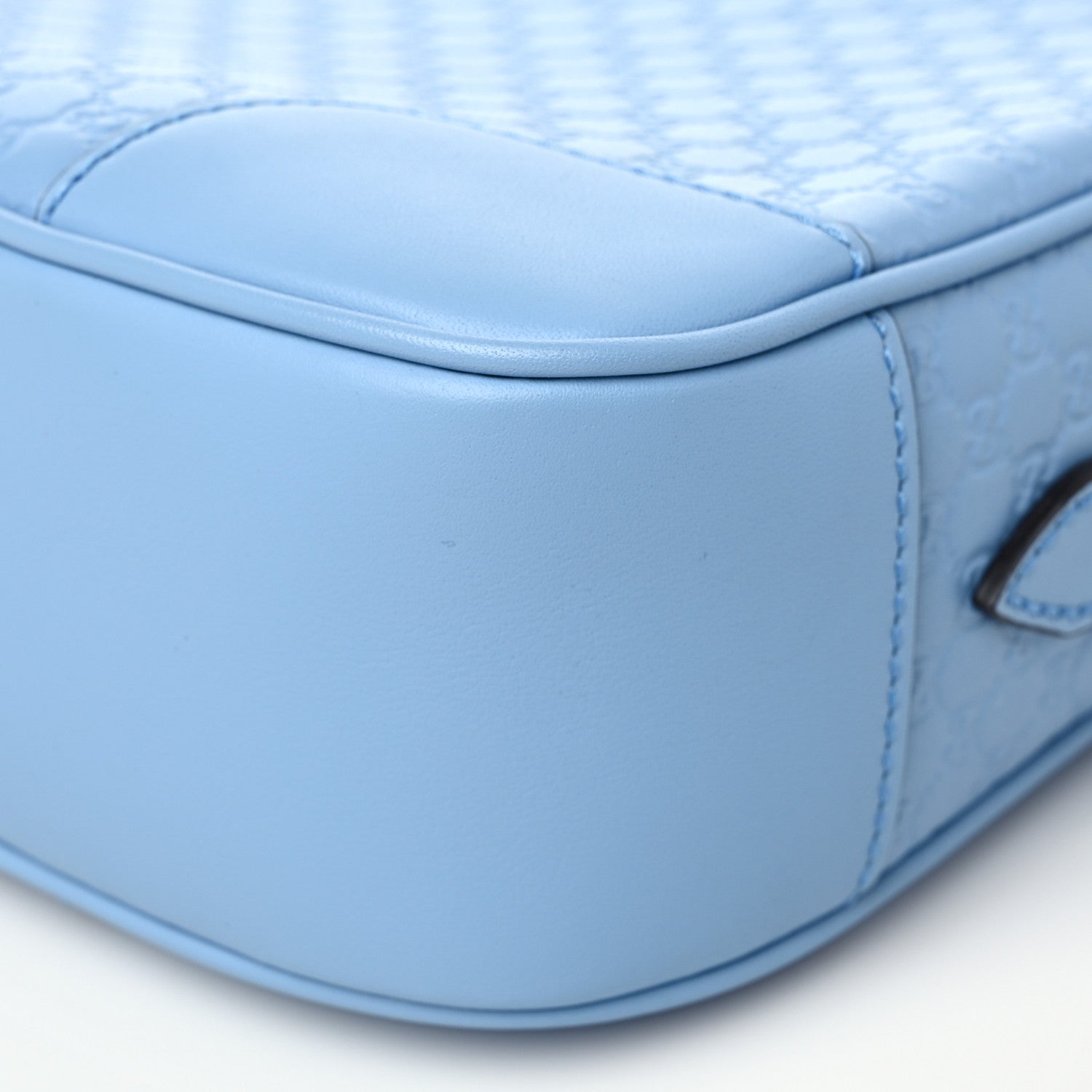 Gucci Microguccissima Mini Bree Messenger Bag Mineral Blue 10 of 10