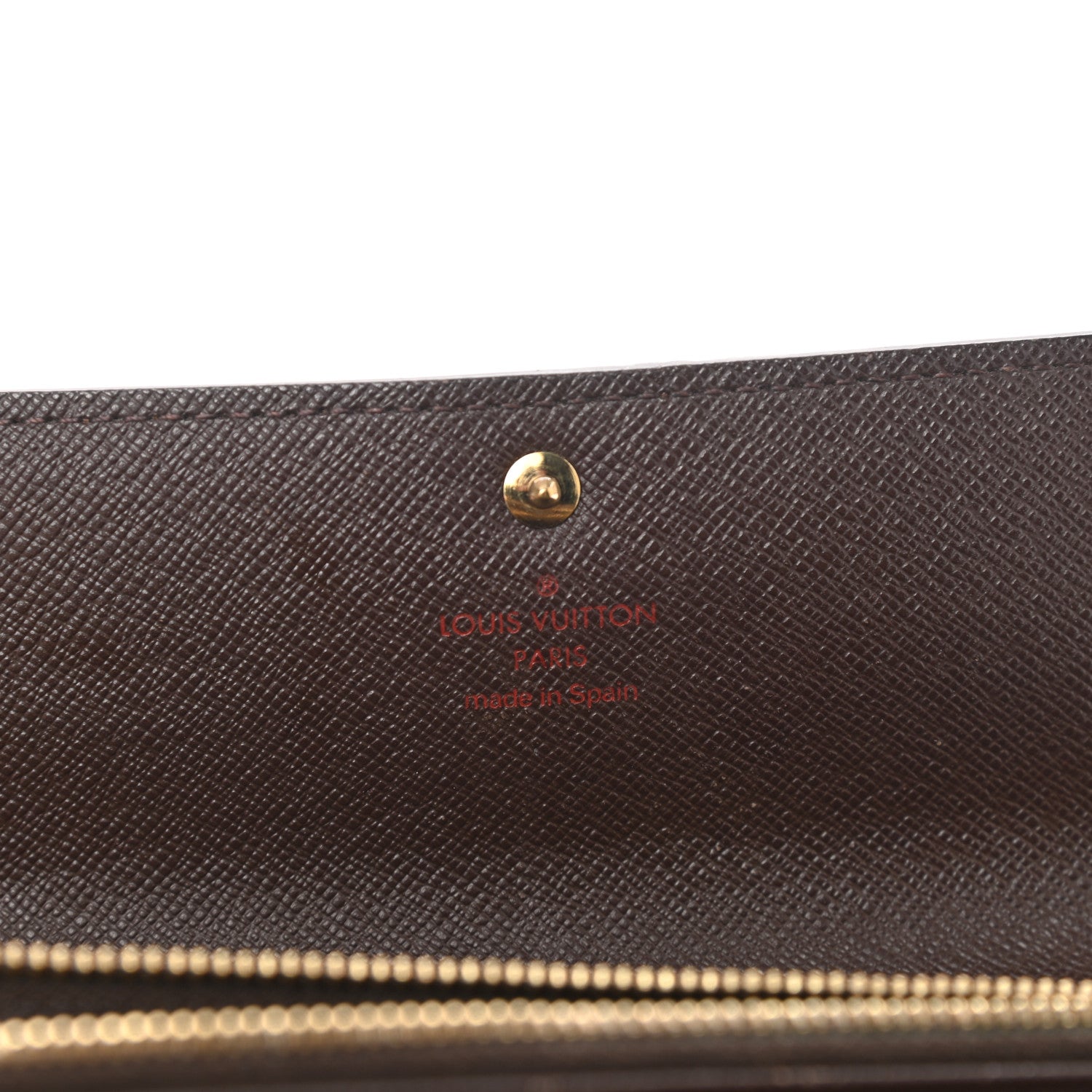 Louis Vuitton Damier Ebene Sarah Wallet 6 of 12
