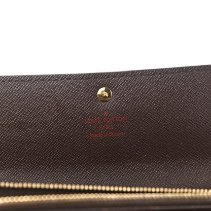 Louis Vuitton Damier Ebene Sarah Wallet 6 of 12
