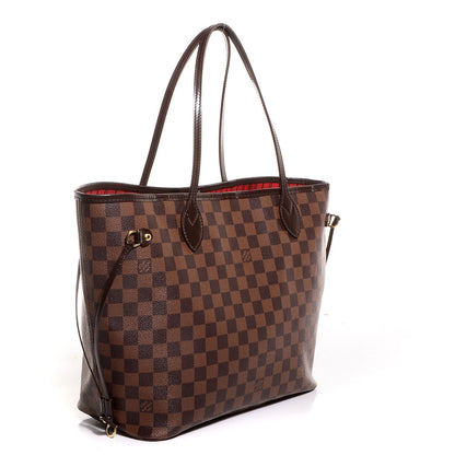 Louis Vuitton Damier Ebene Neverfull MM 3 of 10