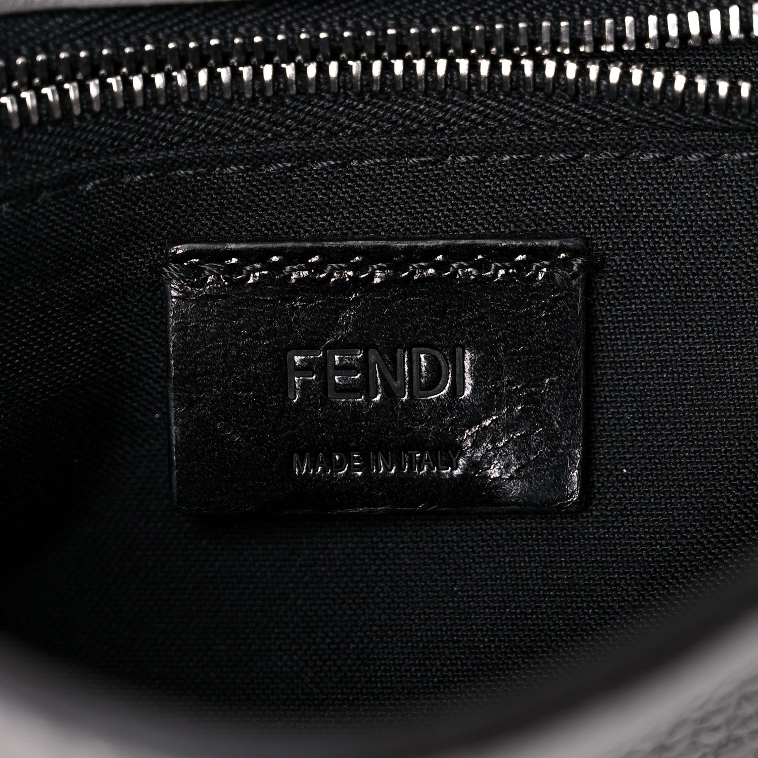 Fendi Cuoio Romano Monochrome Baguette Belt Pouch Argilla 6 of 11
