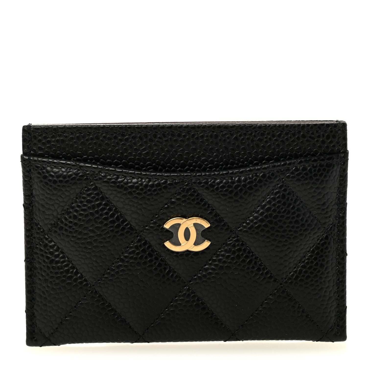 Chanel Caviar Quilted Card Holder Black 1 of 9
