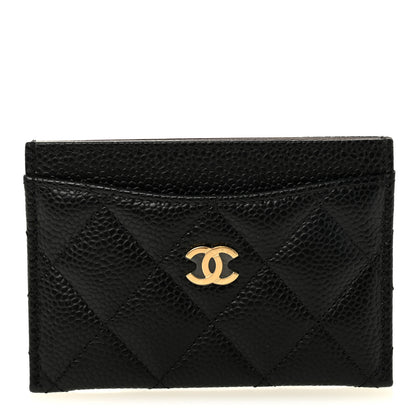 Chanel Caviar Quilted Card Holder Black 1 of 9