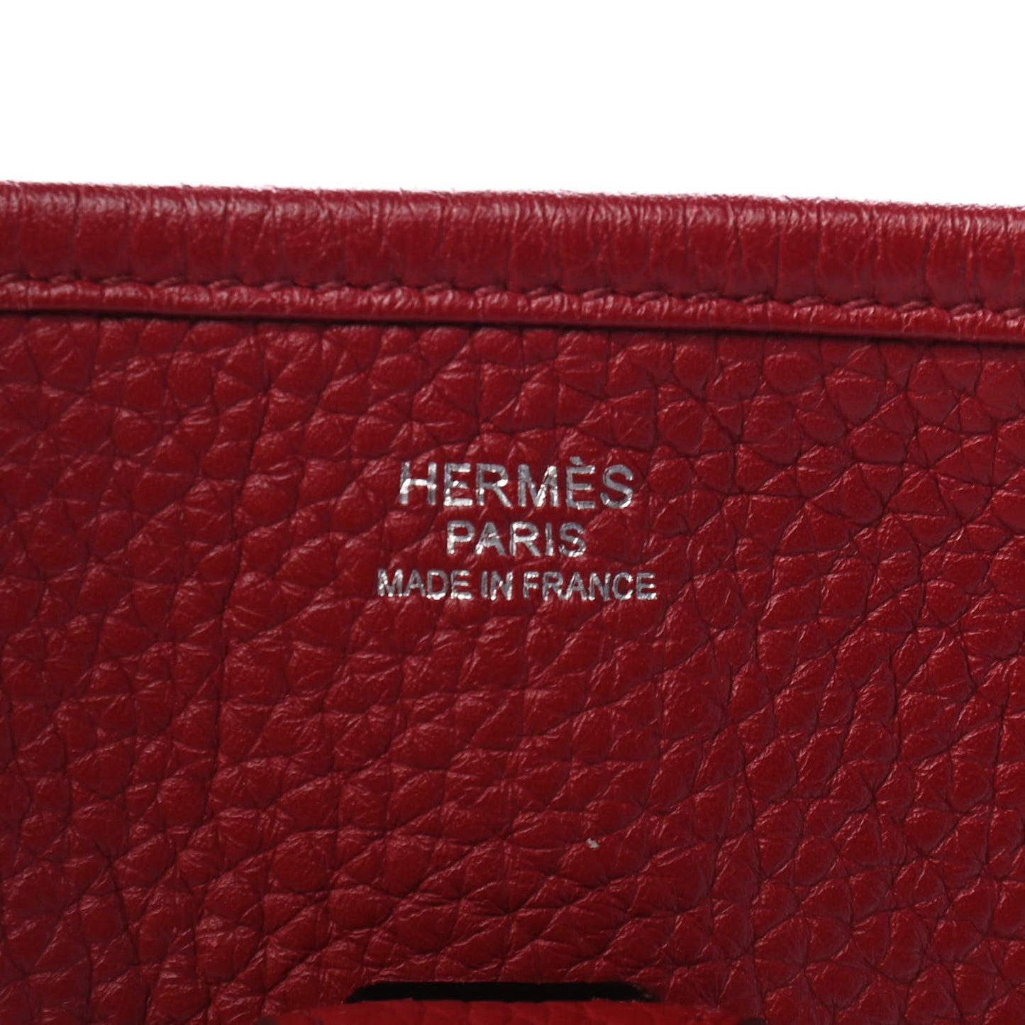 Taurillon Clemence Evelyne III PM Rouge Garance
