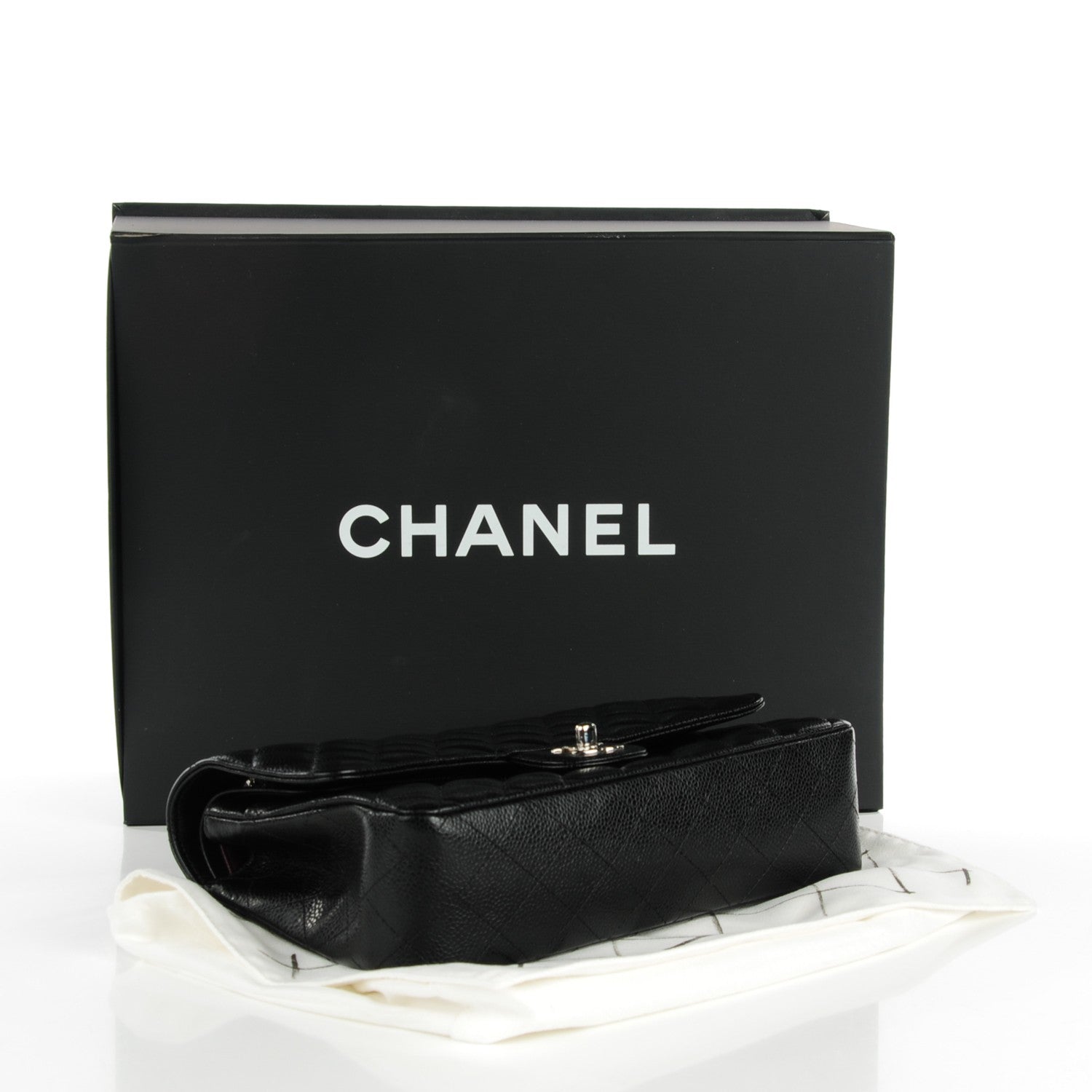 Chanel Caviar Quilted Medium Double Flap Black 5 of 9
