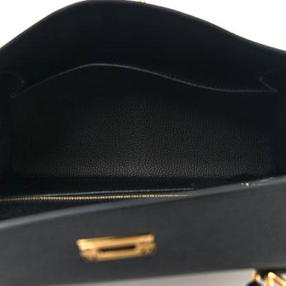 Hermes Epsom Kelly Sellier 25 Black 5 of 11