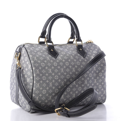 Louis Vuitton Monogram Idylle Speedy Bandouliere 30 Encre 5 of 19