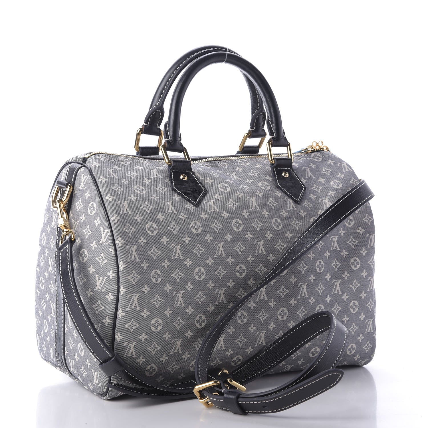Louis Vuitton Monogram Idylle Speedy Bandouliere 30 Encre 3 of 8