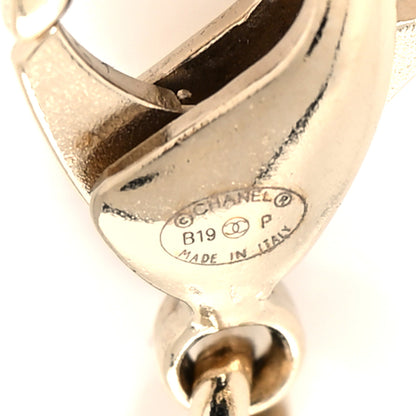 Chanel Metal Lambskin Chain Logo Belt 80 Gold 4 of 4