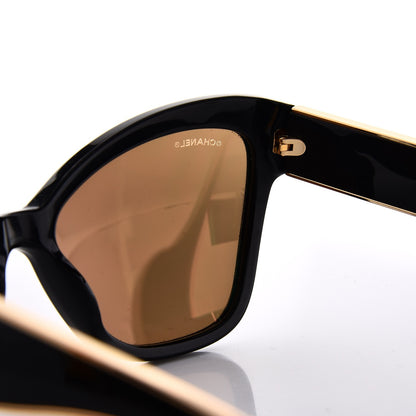 Chanel Acetate CC Cat Eye Sunglasses 5271 Black 6 of 8