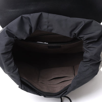 Gucci GG Supreme Monogram Single Buckle Backpack Beige Black 4 of 4