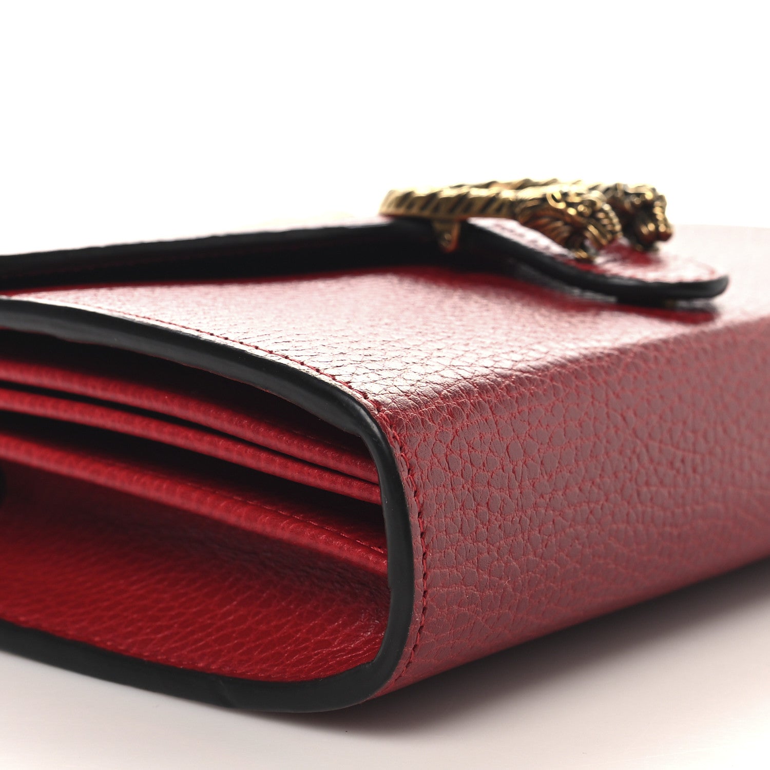 Gucci Calfskin Garden Dionysus Chain Wallet Hibiscus Red 10 of 12