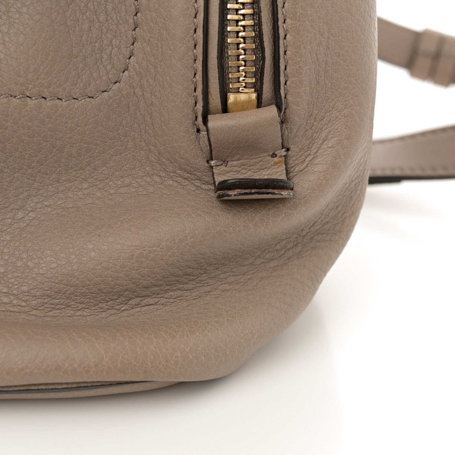 Chloe Suede Calfskin Medium Faye Backpack Motty Grey 16 of 16