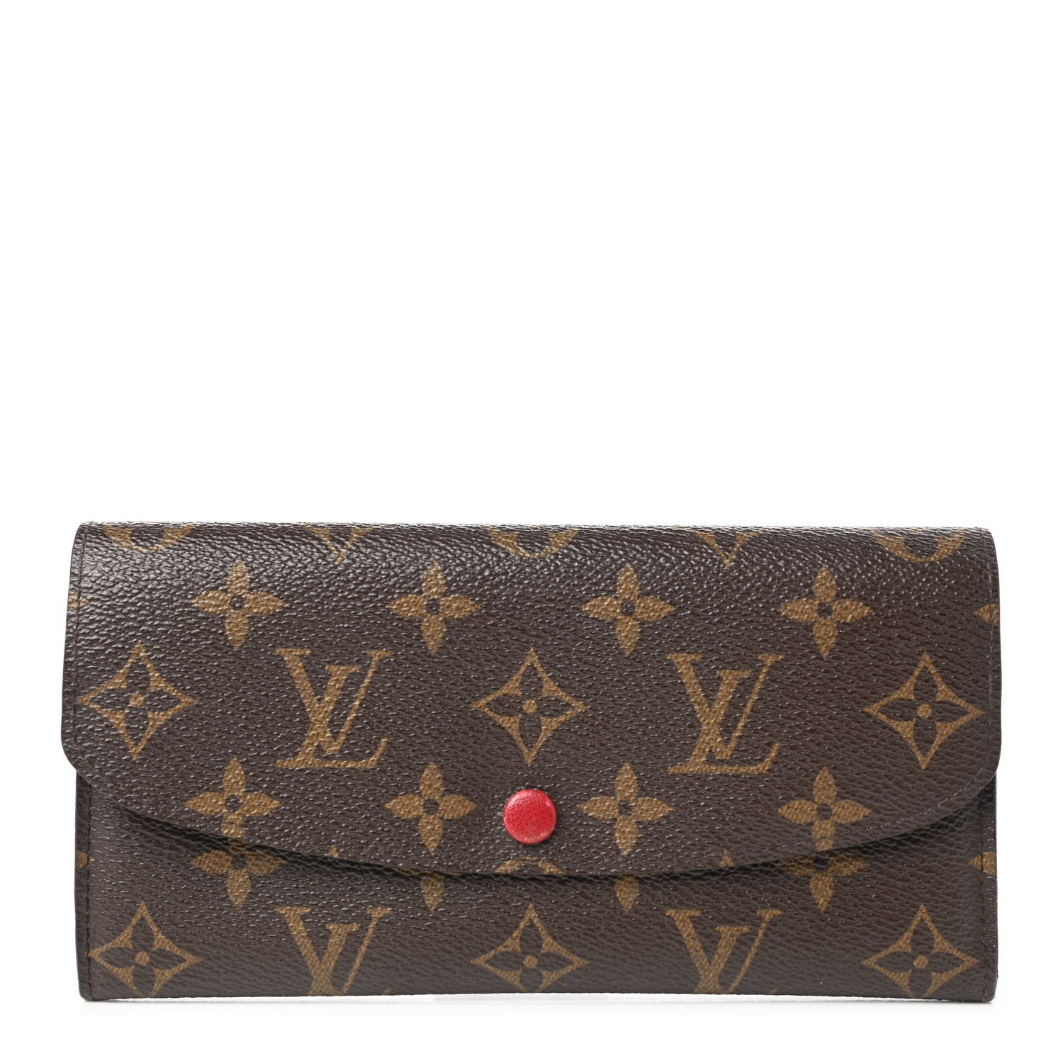 Louis Vuitton Monogram Emilie Wallet Rouge 1 of 12