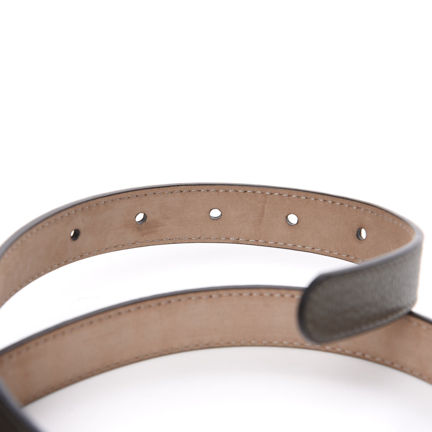 Calfskin Crystal Interlocking G Belt 80 32 Sasso