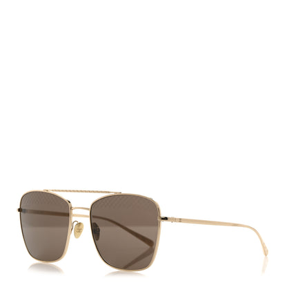 Chanel Metal Pilot Sunglasses 4256 Gold 1 of 8