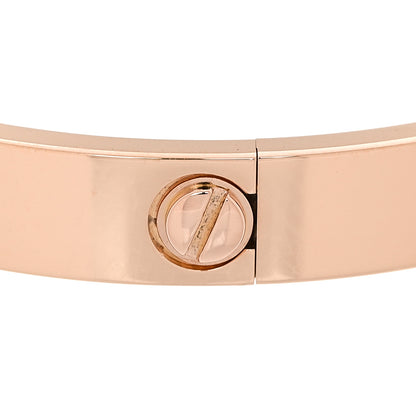 Cartier 18K Pink Gold LOVE Bracelet 17 5 of 7