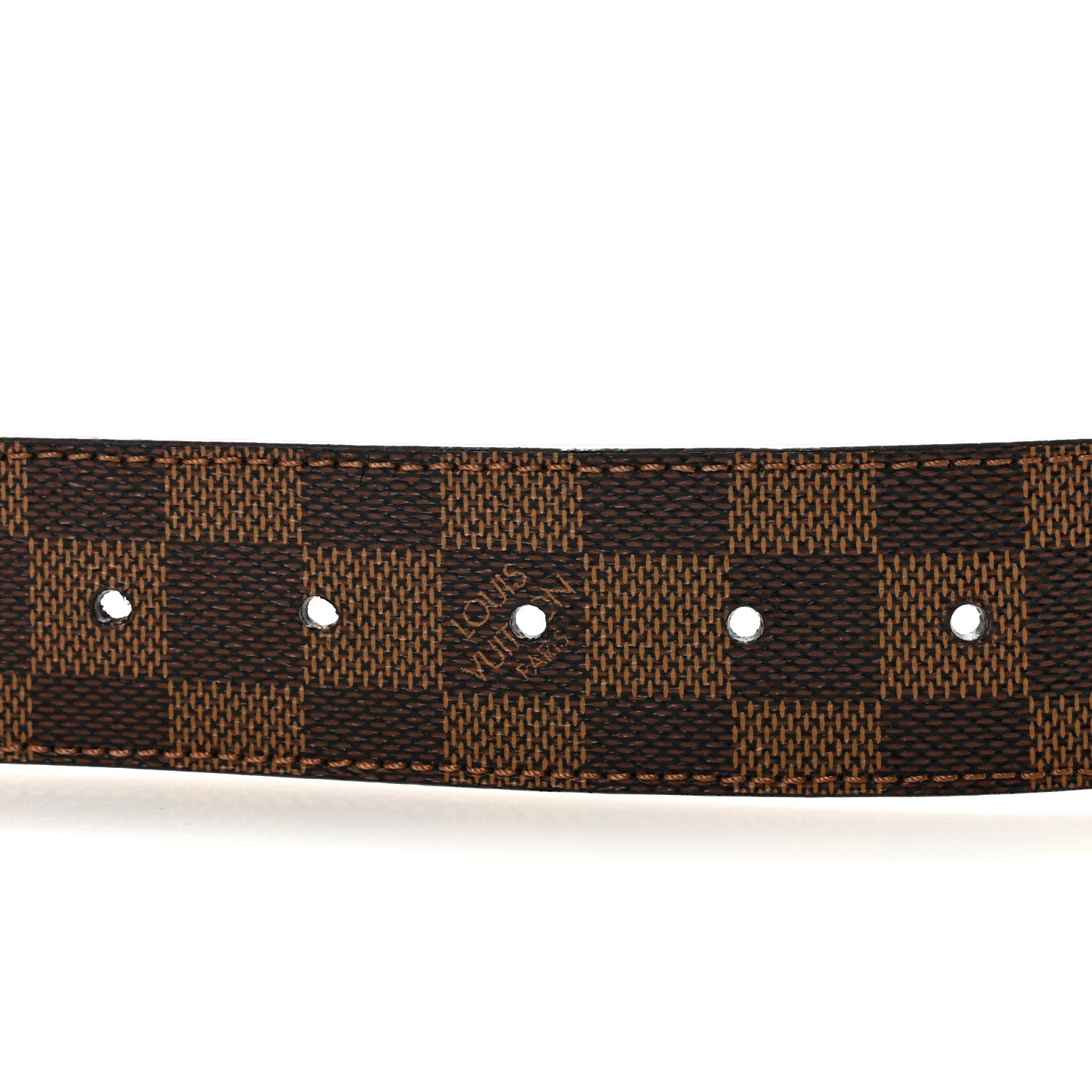 Louis Vuitton Damier Ebene LV Initiales 90 36 Belt 4 of 5