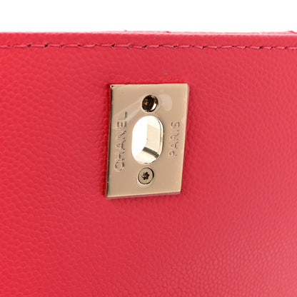 Chanel Caviar Quilted Mini Coco Handle Flap Pink 11 of 11