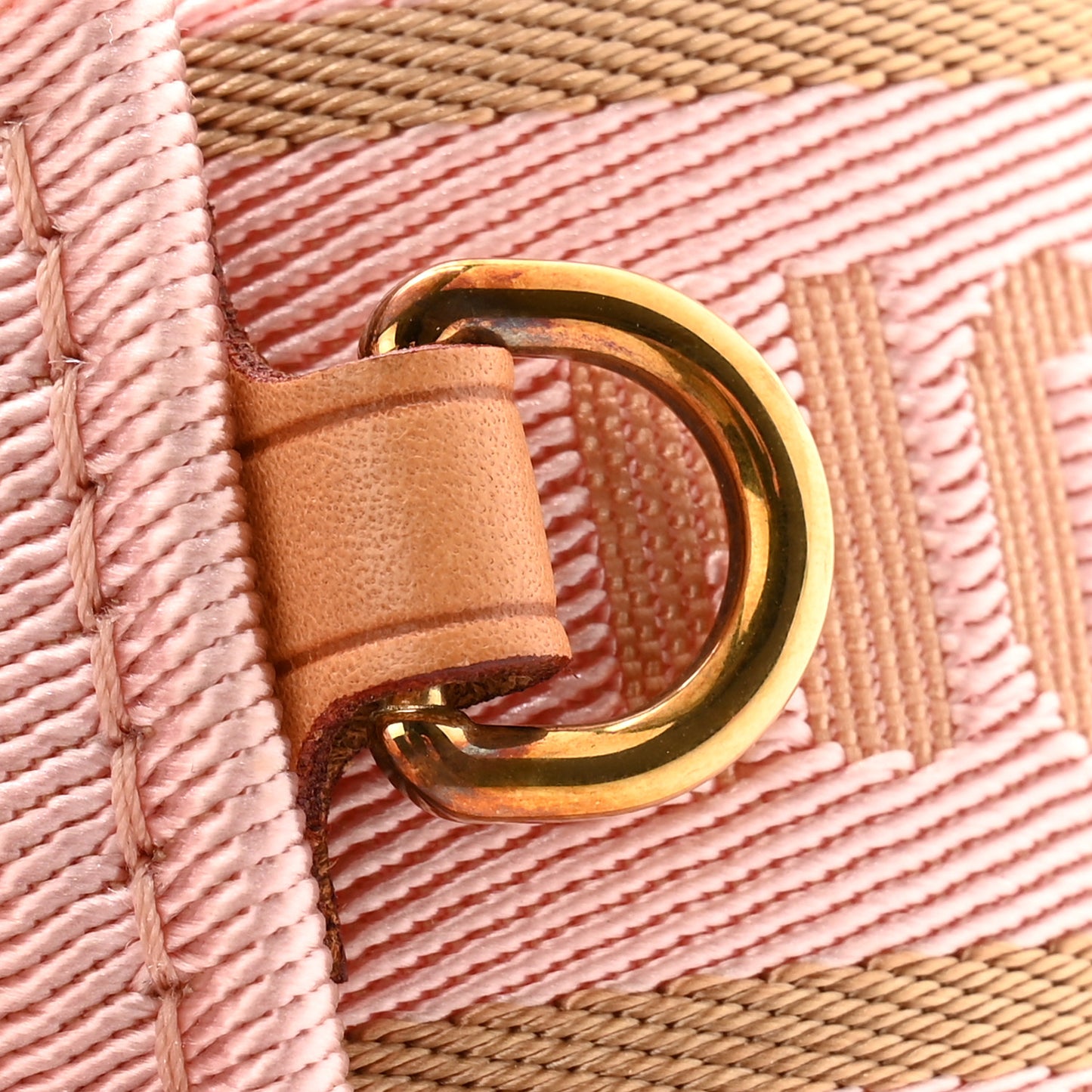 Nylon Bandouliere Shoulder Strap Macadamia