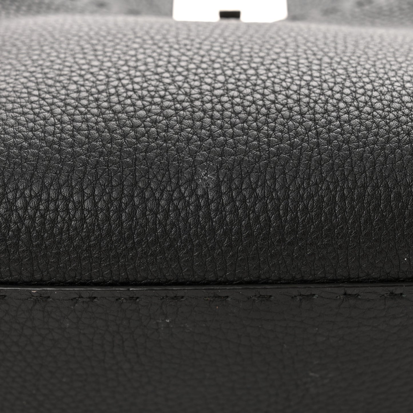 Cuoio Romano Selleria Bi-Color Mini Peekaboo Iconic Satchel Black Mou