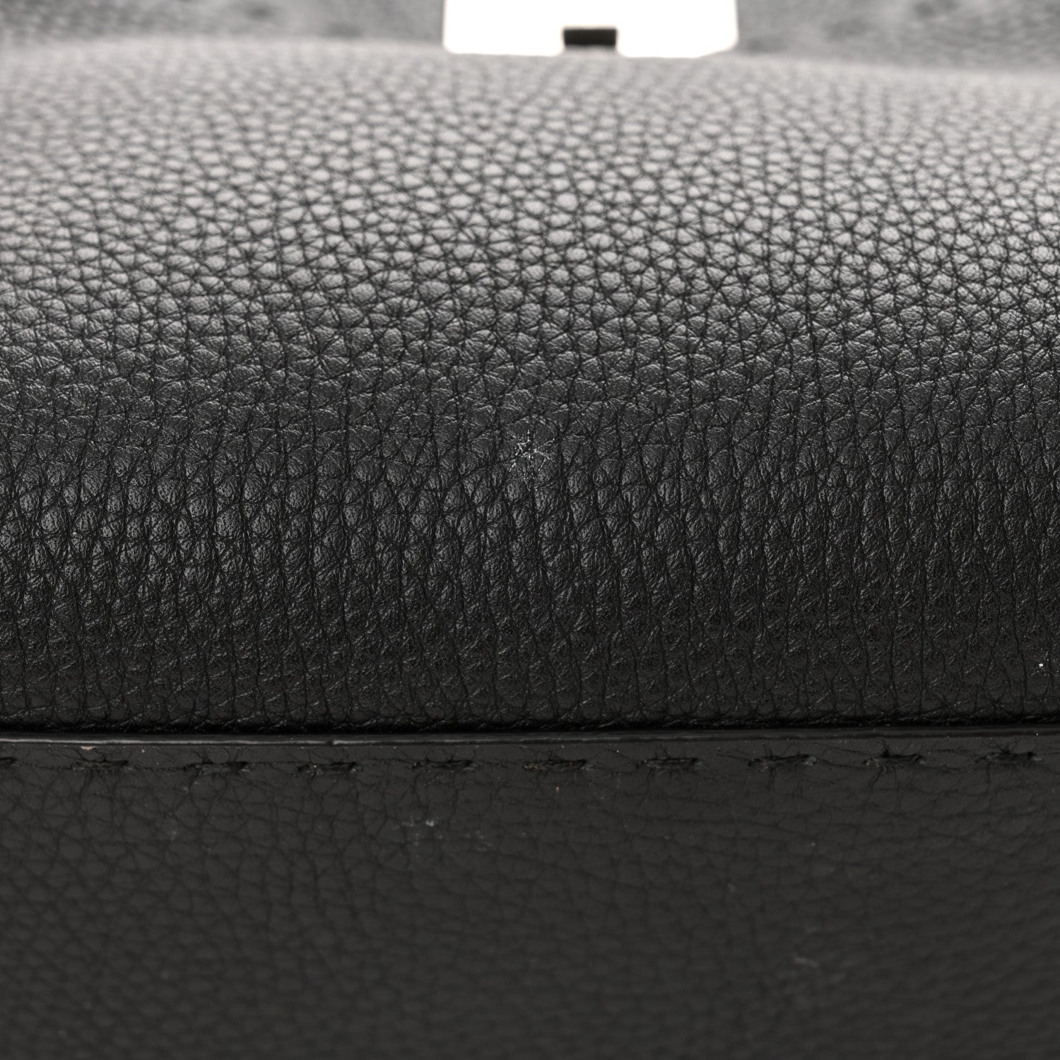 Fendi Cuoio Romano Selleria Bi-Color Mini Peekaboo Iconic Satchel Black Mou 15 of 17