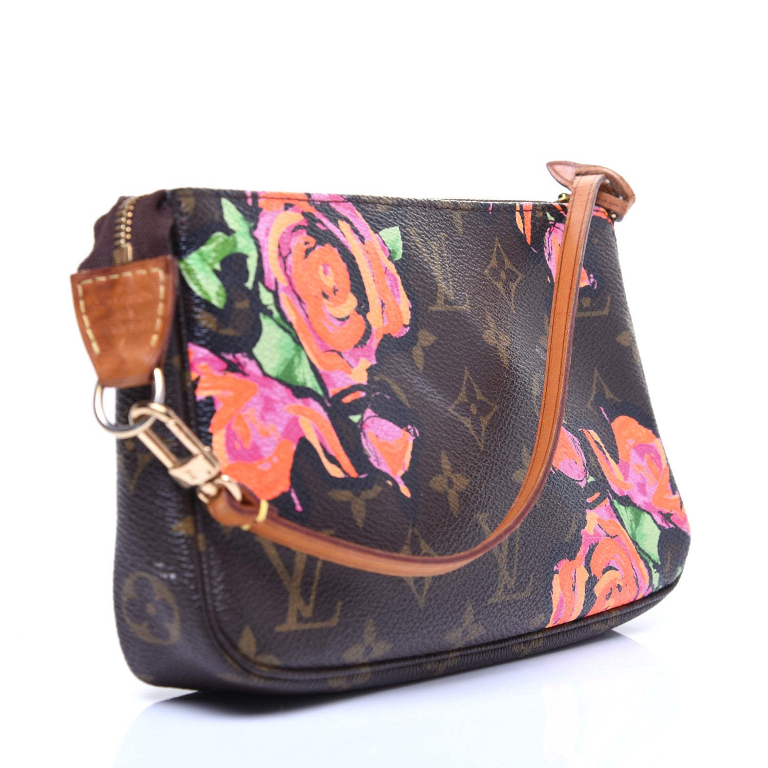 Louis Vuitton Monogram Roses Pochette Accessories 3 of 12