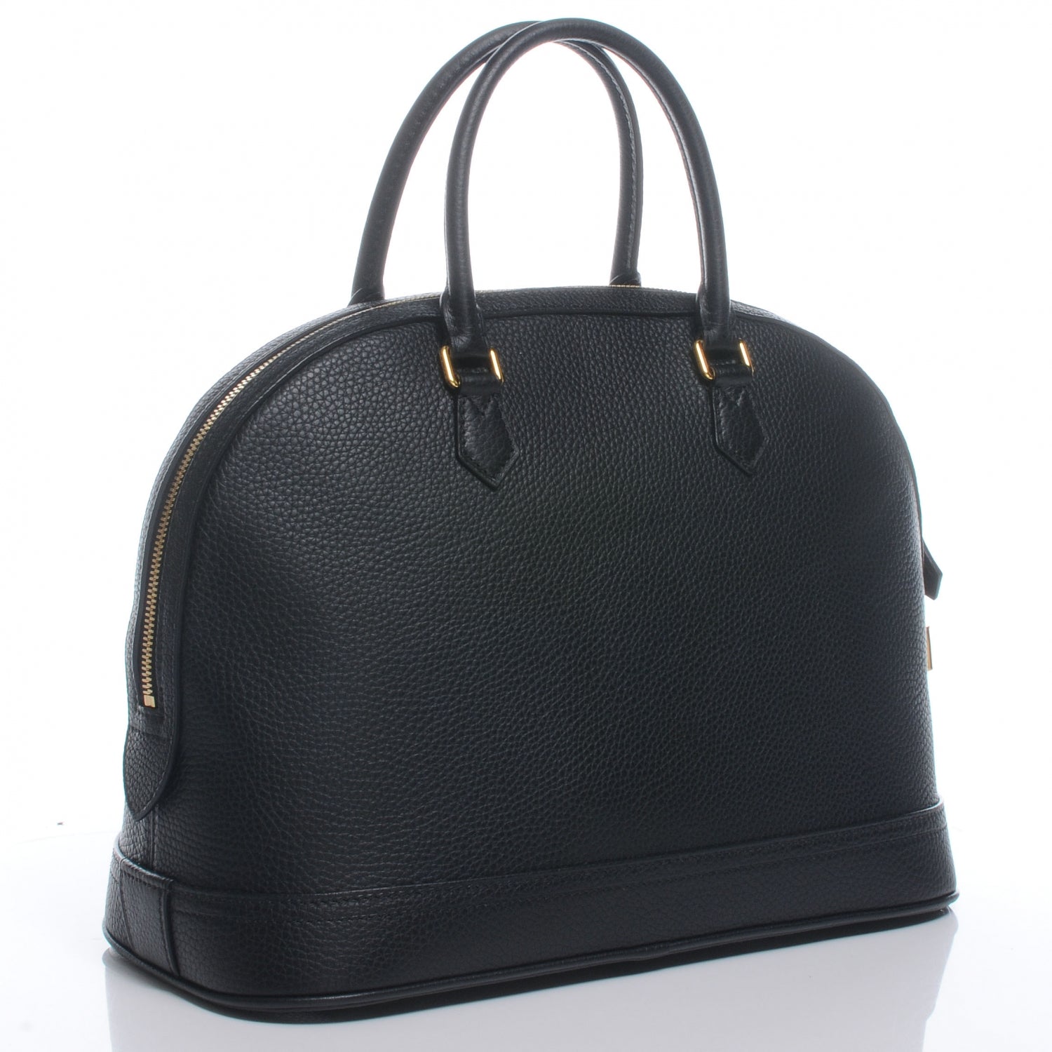 Louis Vuitton Taurillon Alma MM Black 3 of 7