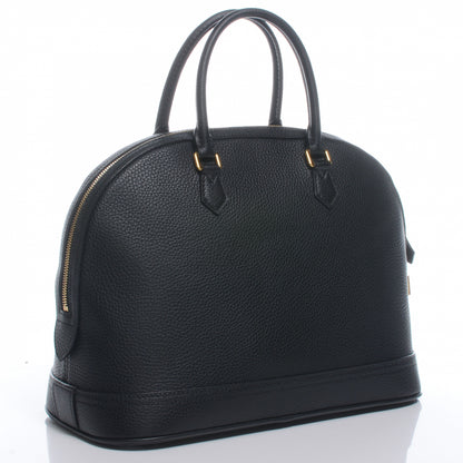 Louis Vuitton Taurillon Alma MM Black 3 of 7