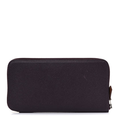 Hermes Epsom Silk'In Wallet Raisin 1 of 14
