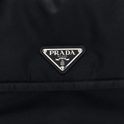 Prada Re-Nylon Vitello Padded Small Flap Shoulder Bag Black 7 of 9