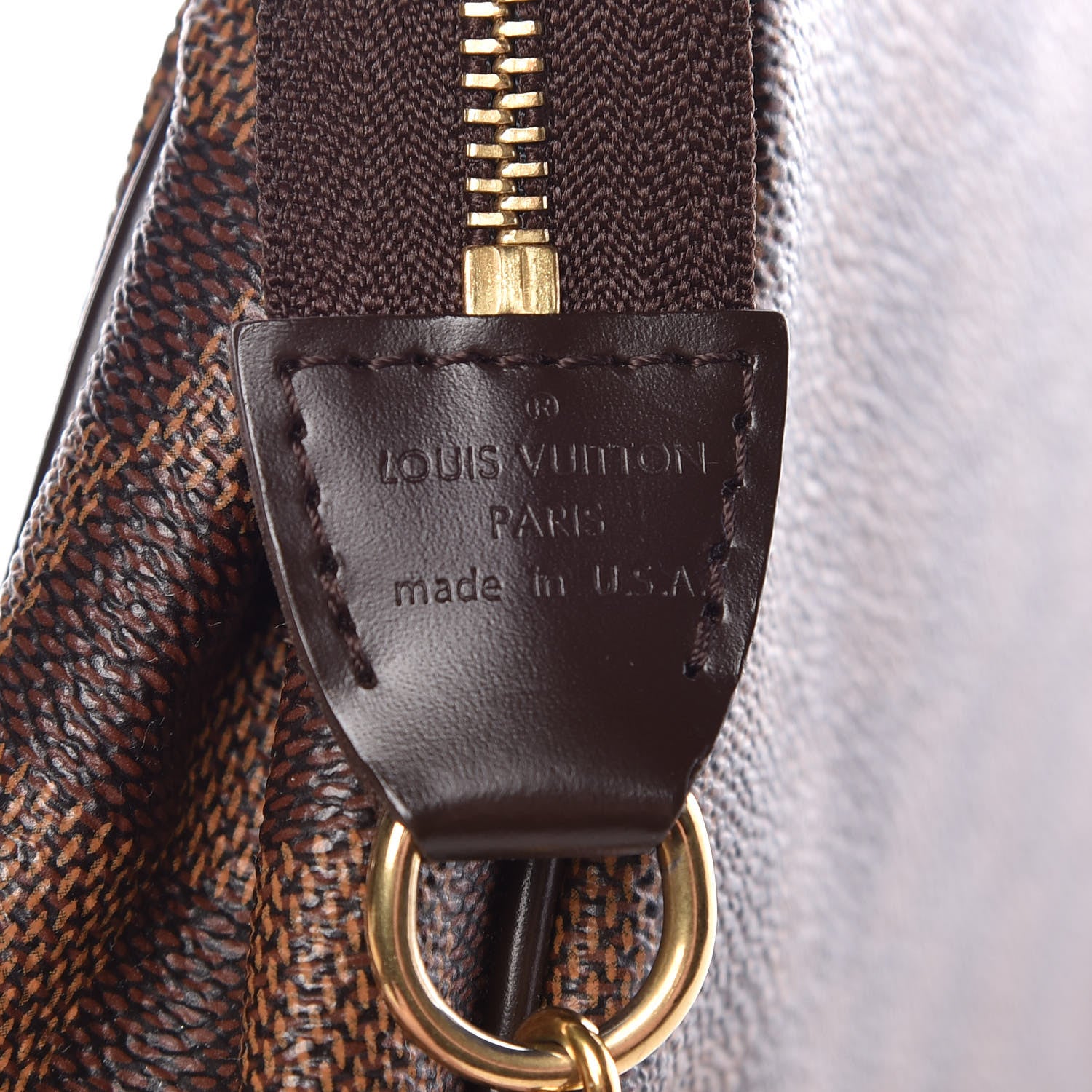 Louis Vuitton Damier Ebene Eva Clutch 6 of 10
