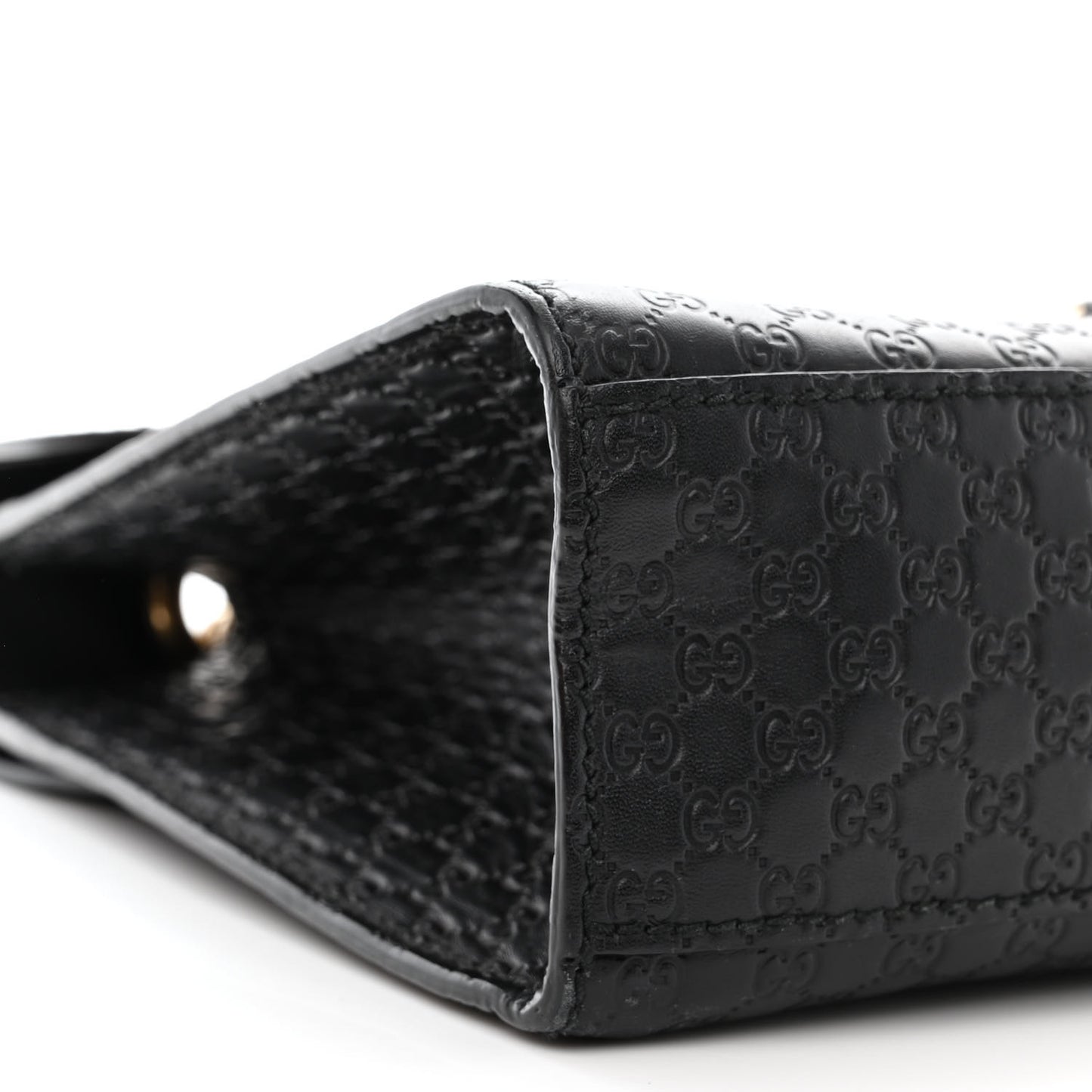 Microguccissima Medium Emily Chain Shoulder Bag Black
